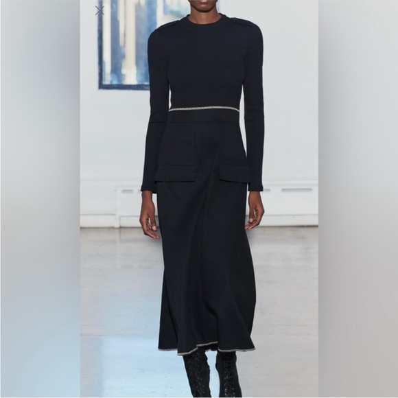 Zara Dresses & Skirts - Zara Black Midi Dress